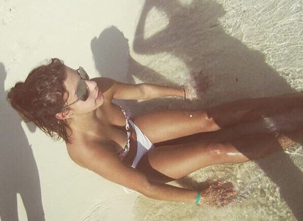 Top down bikini shot