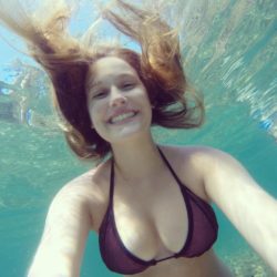 Underwater selfie