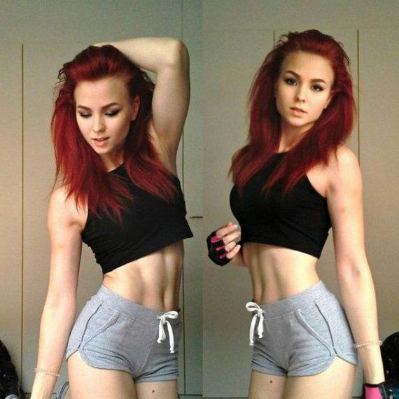 perfect body with redhair