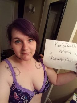 [verification] Please excuse the crazy eyes.