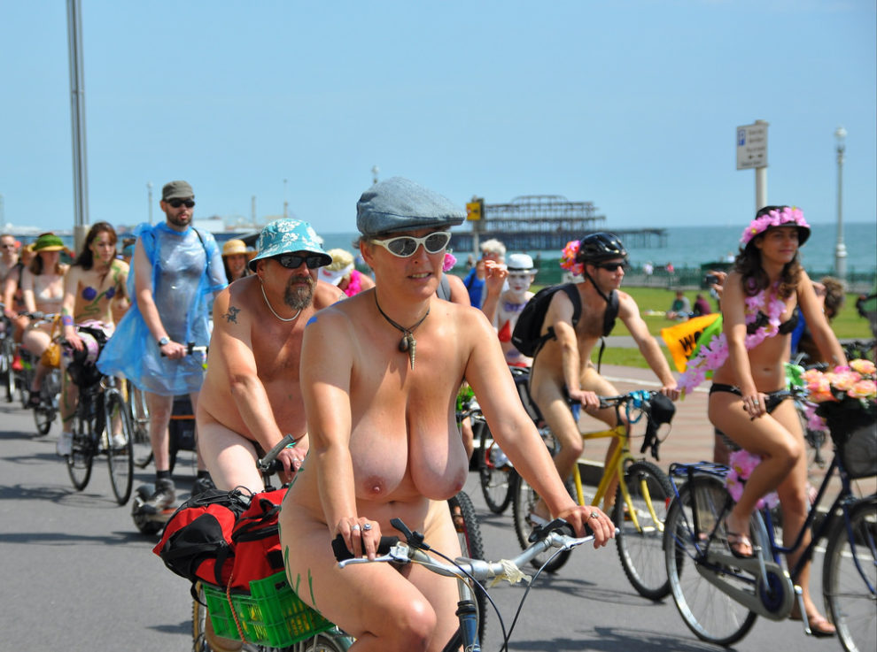 voluptuous rider at WNBR