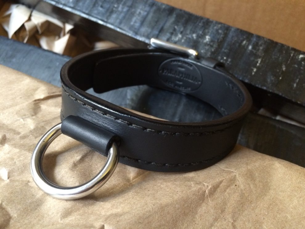 A friend requested a black chromexcel collar with stainless steel hardware. The classics are always in style.