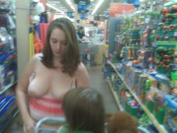 Boobs at walmart