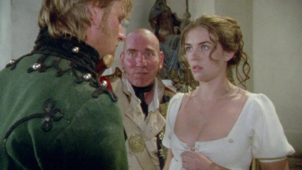 Had to freeze frame Elizabeth Hurley's plot in Sharpe