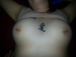 For the fans. My lesbian cock lover's tits.