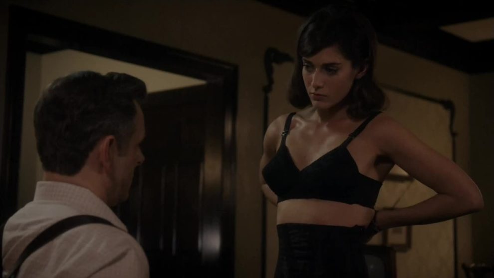 Lizzy Caplan's firm plot in "Masters of Sex"