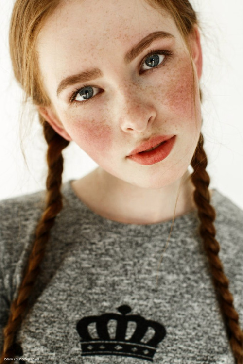 Pigtails & freckles