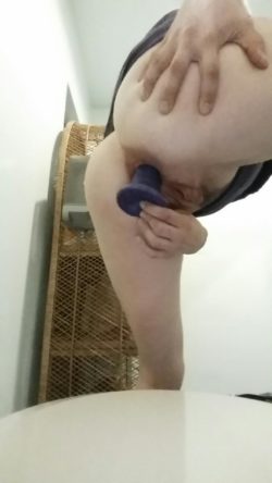 She brought a dildo to work for my entertainment.