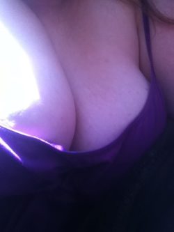 More of my wife's sexy cleavage