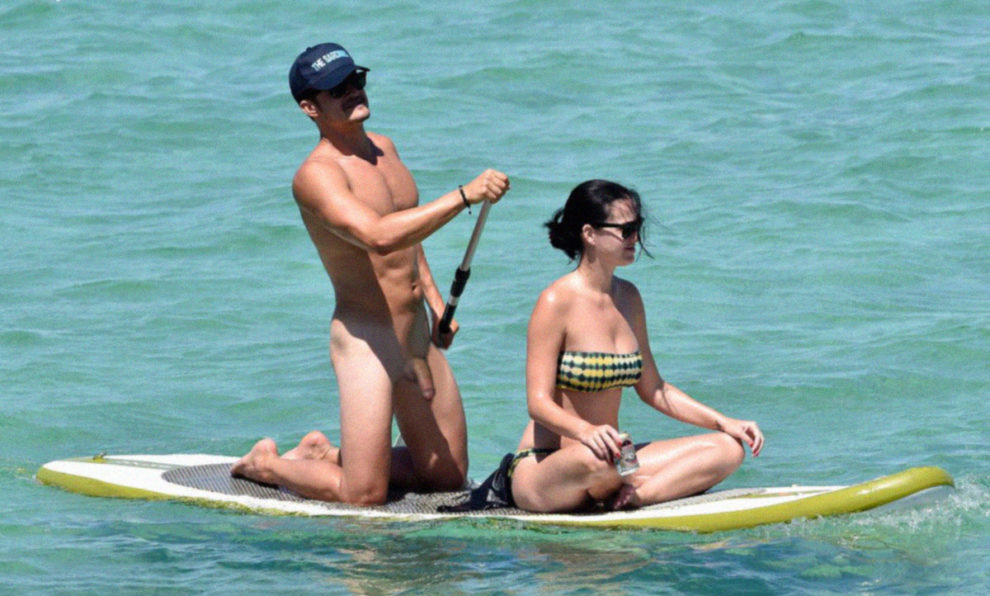 Naked Orlando Bloom and NOT naked Katy Perry