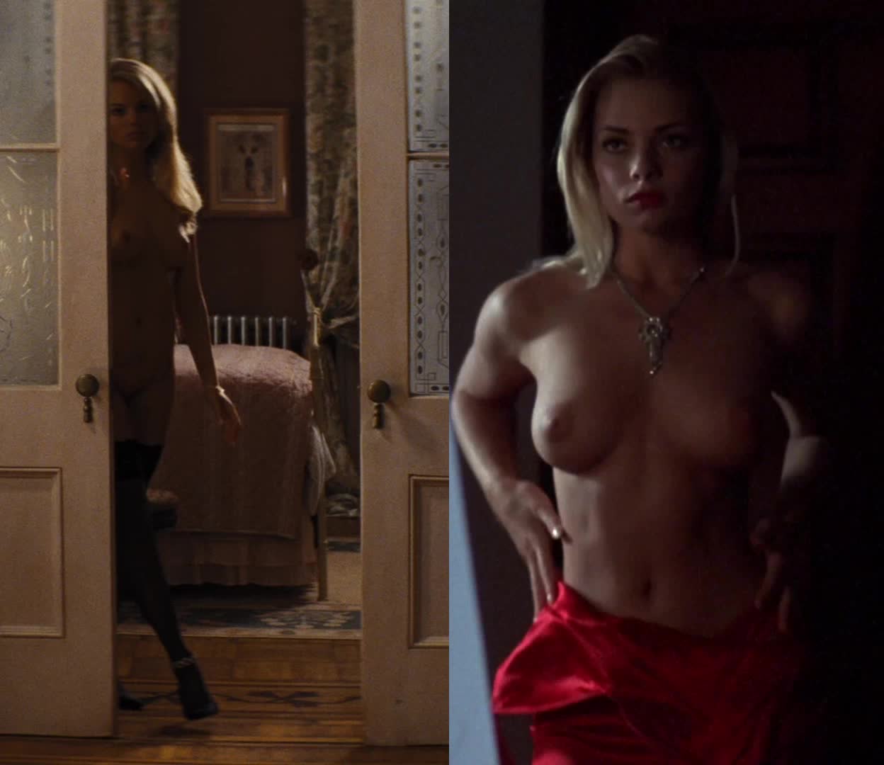 Margot Robbie full frontal in The Wolf of Wall Street and Jaime Pressly .....
