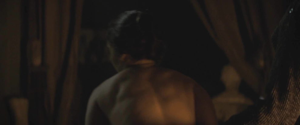 Emilia Clarke's amazing boobs in 'Voice from the Stone' (2017) [MIC]