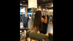 Just a normal day at the gym