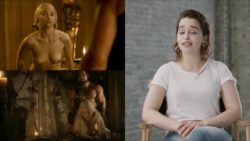 Emilia Clarke - Clothed vs Unclothed