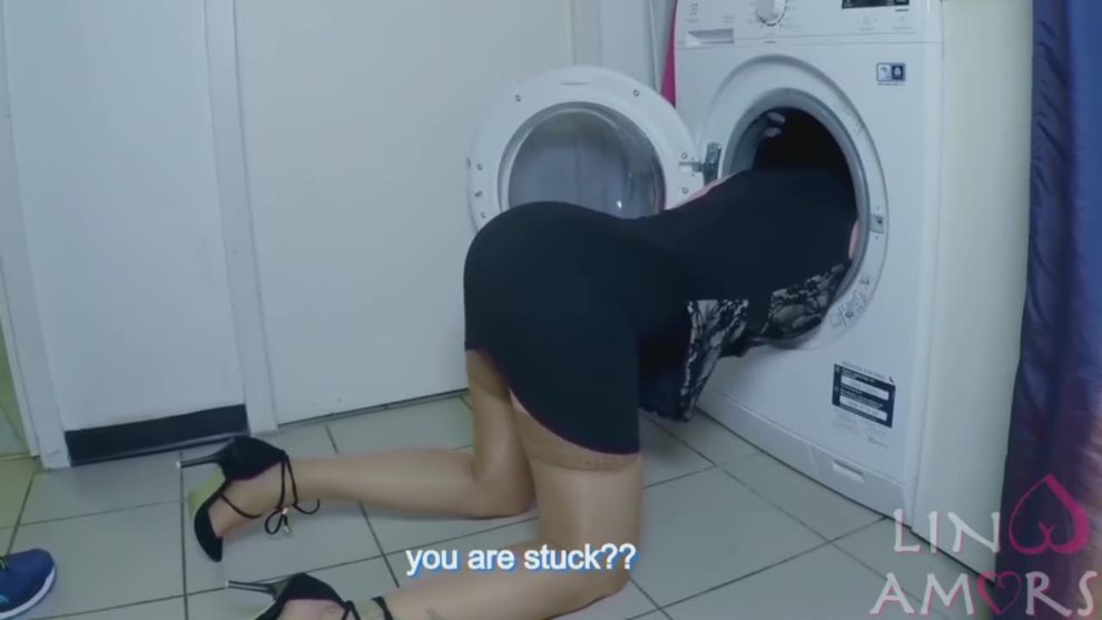 Linoo Amors - Step mom stuck in a washer