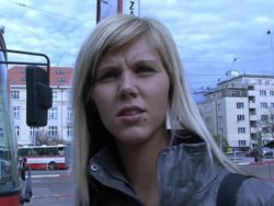 CZECH STREETS – Ilona takes money for public intercourse