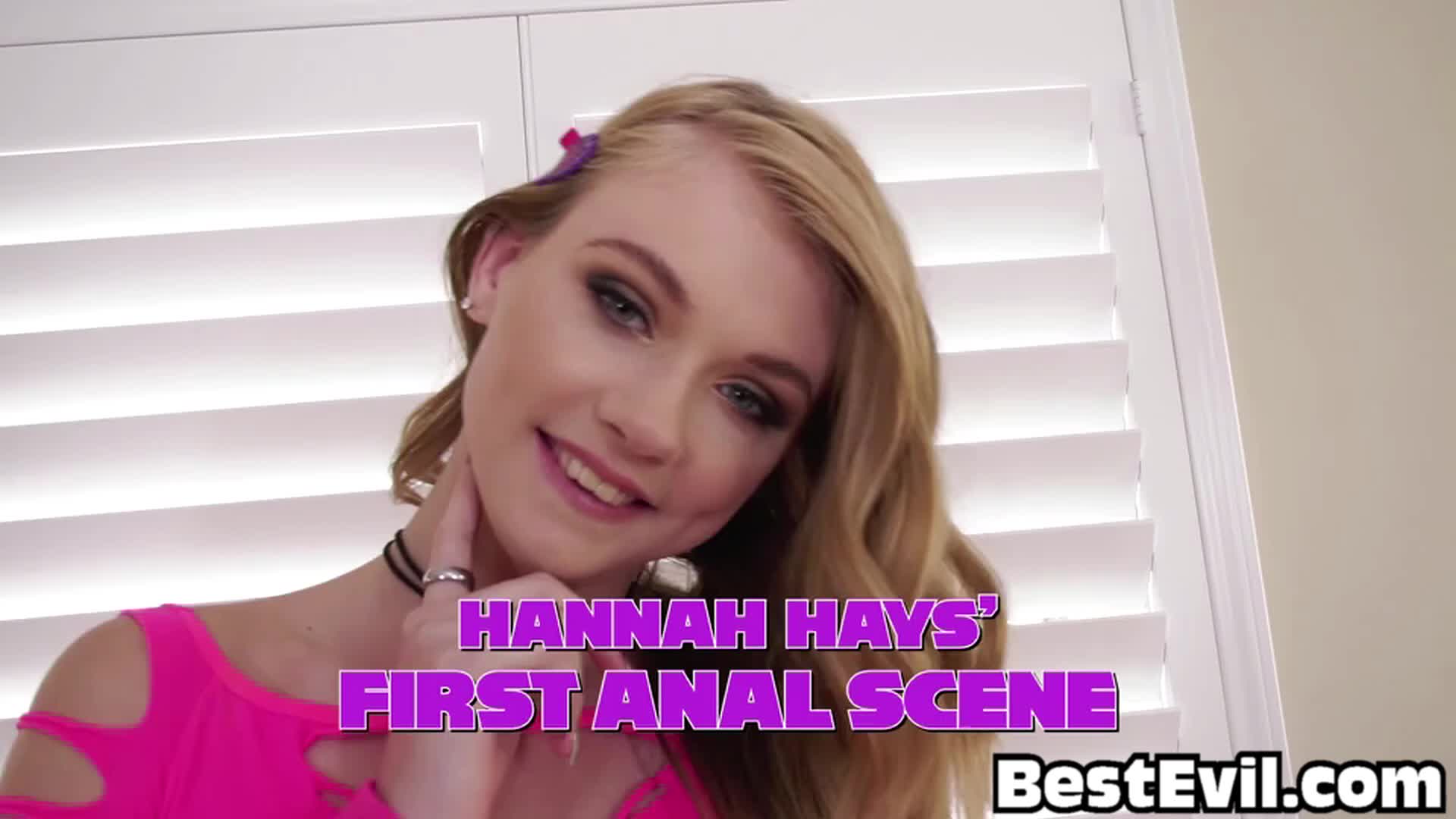 First anal hays hannah Hannah Hays's
