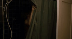 Paula Morgan brief shower plot in Closet Monster (2015)