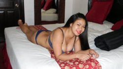 Big-tittied Filipina giggles when asked for sex from white tourist