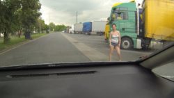 Actual WHORE Picked up Between Vehicles and Get Paid for Intercourse