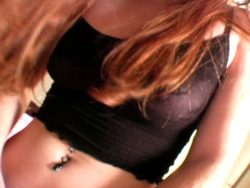 Spectacular redhead exgirlfriend wench Halo giving lap dance and stimulating her small hairless cootchie