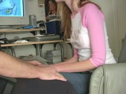 Insidious golden-haired ex-girlfriend whore Naudia Rio taunting a stud with her body