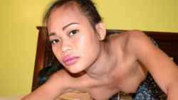 Lovable younger Pinay with shaved pussy will get creampied with vacationer jizz