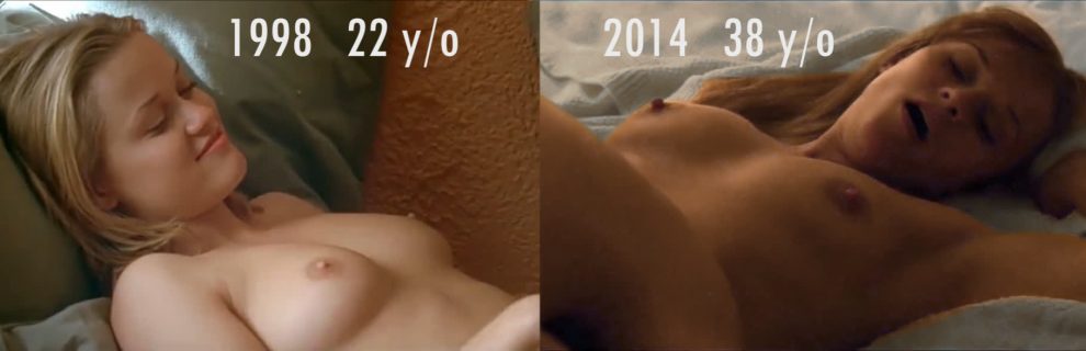 Reese Witherspoon - Twilight (1998) vs Wild (2014) - Nude Comparison